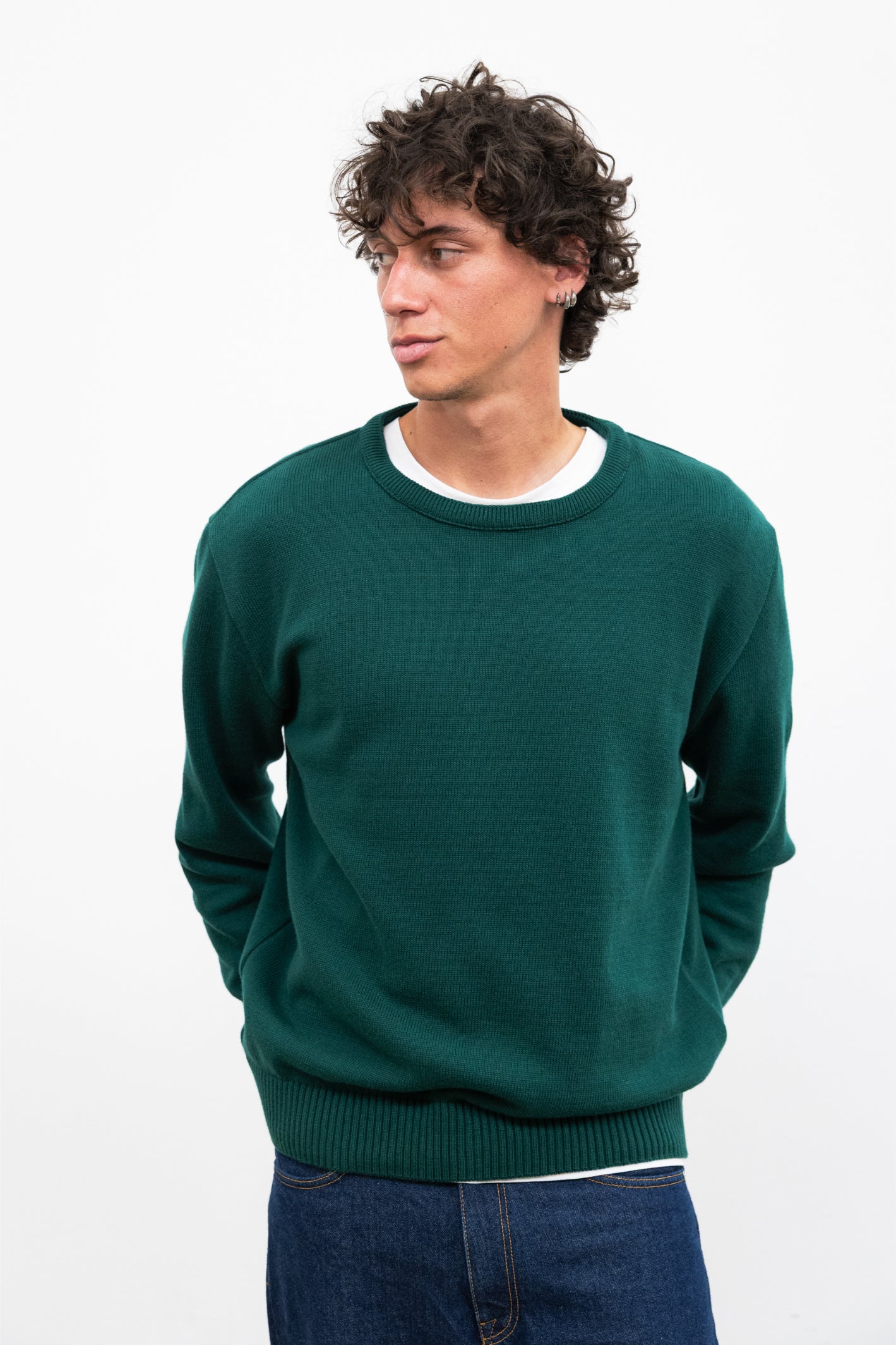 COTI Long Sleeve Polo Shirt, Navy Blue