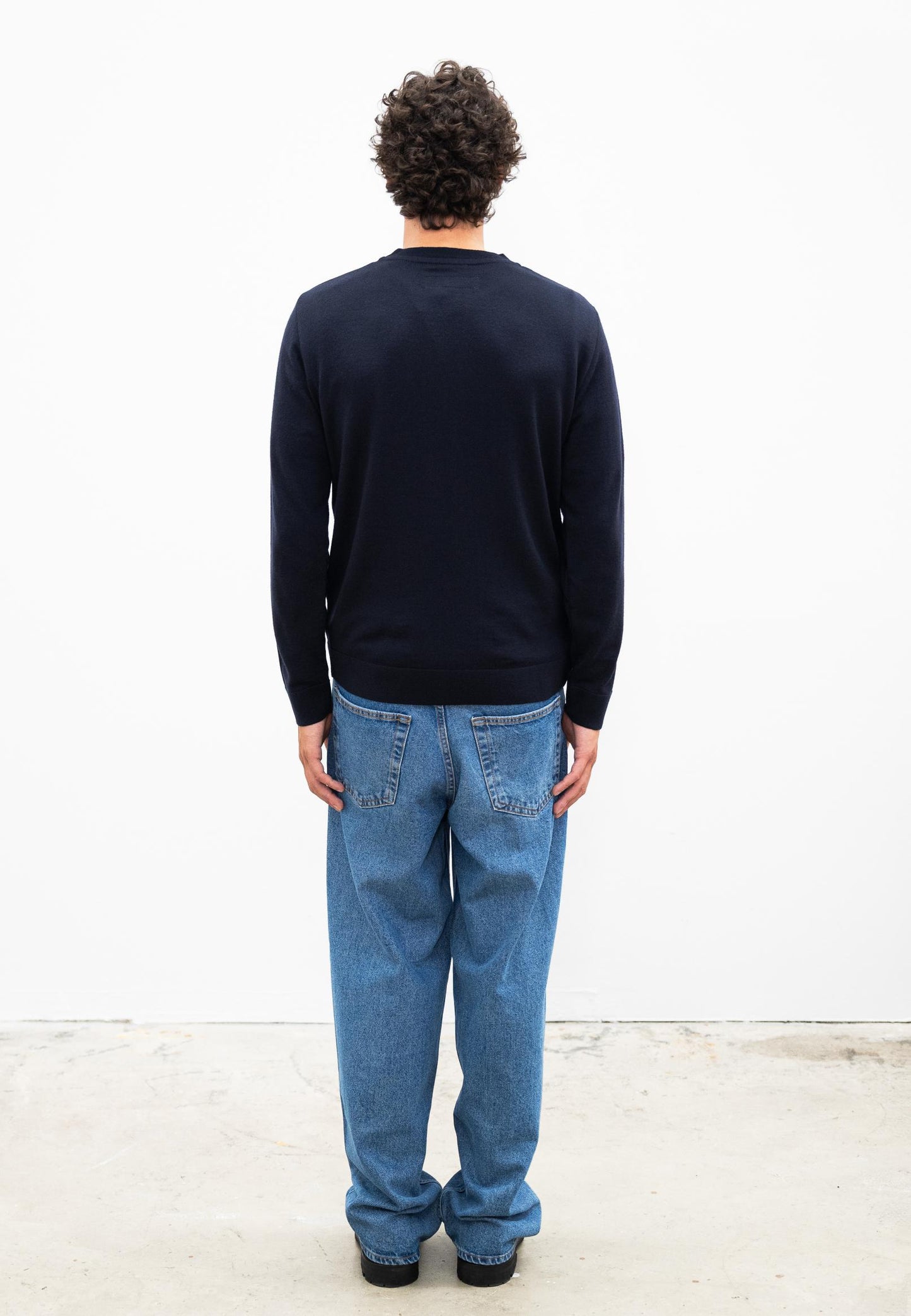 Col rond Fin MERET Navy