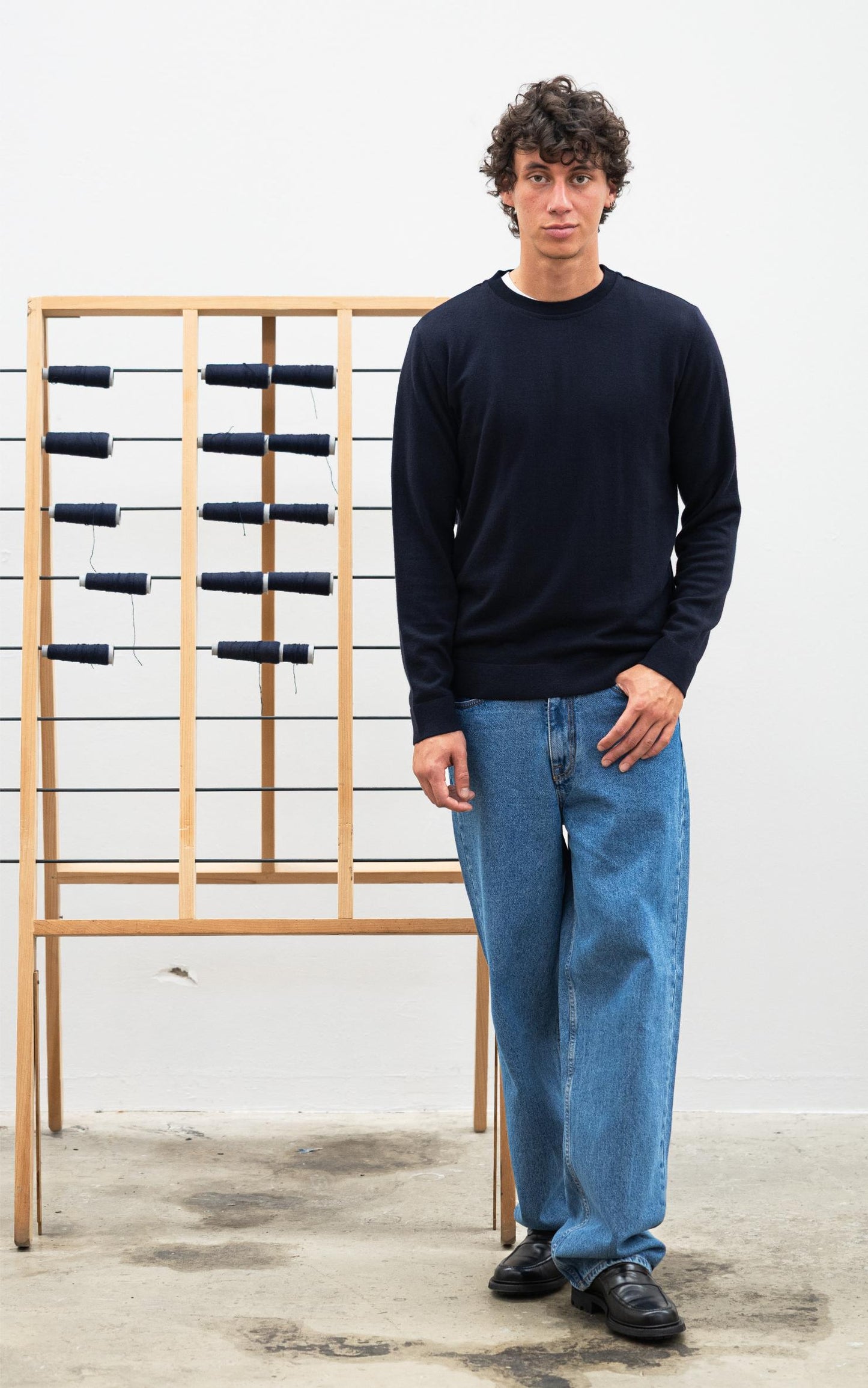 Col rond Fin MERET Navy