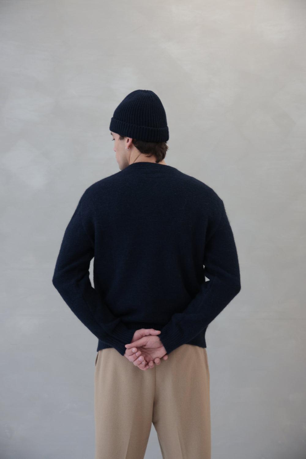 Col rond NORD Navy fluffy