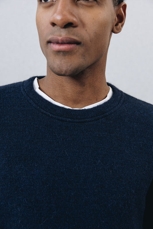 Col rond NORD Navy fluffy