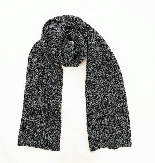 Cashma Black & White Scarf