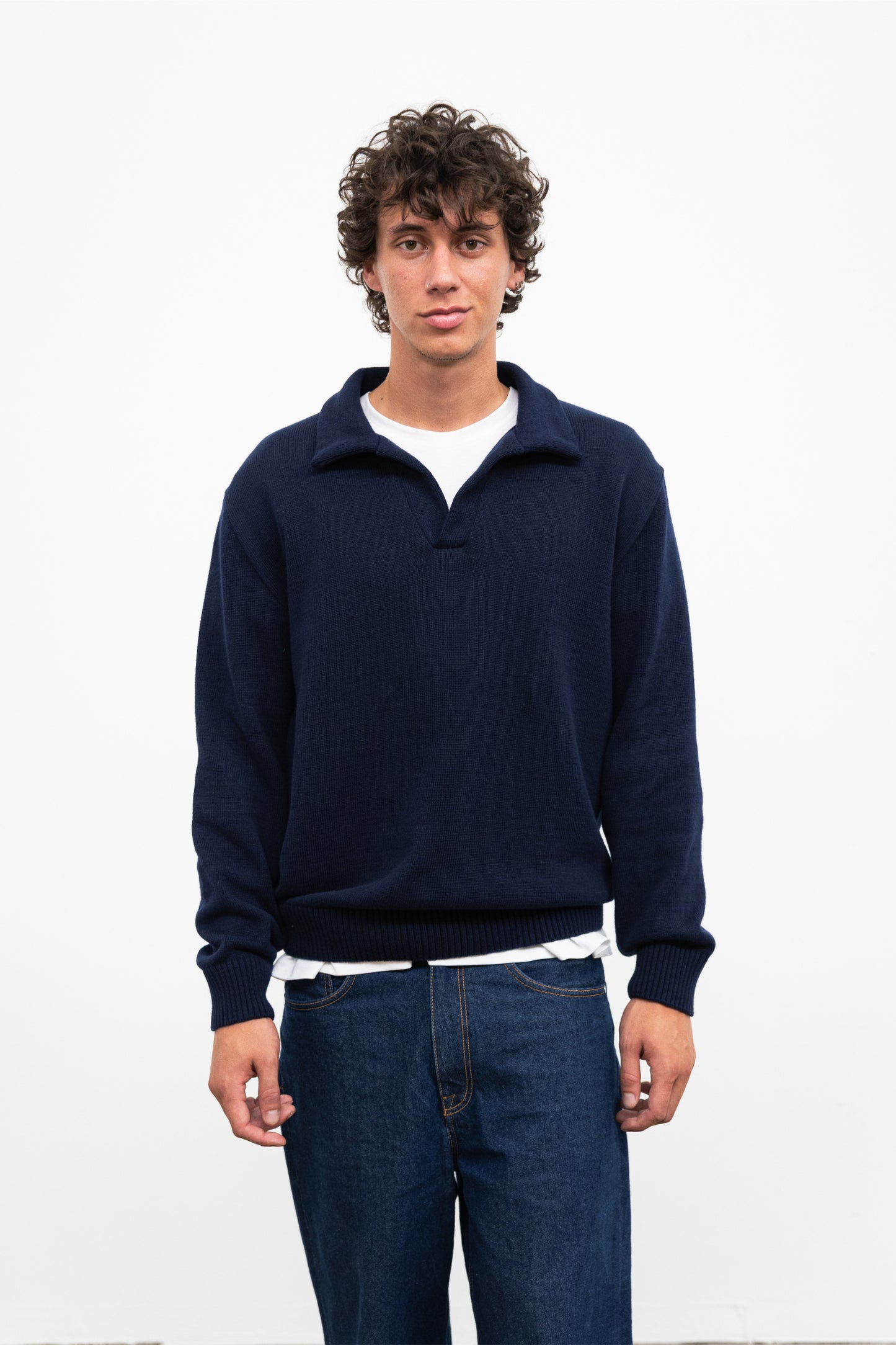 PRÉCOMMANDE - Polo Manches longues COTI Navy