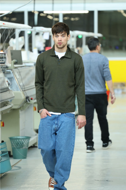 LAGO Khaki Polo Shirt