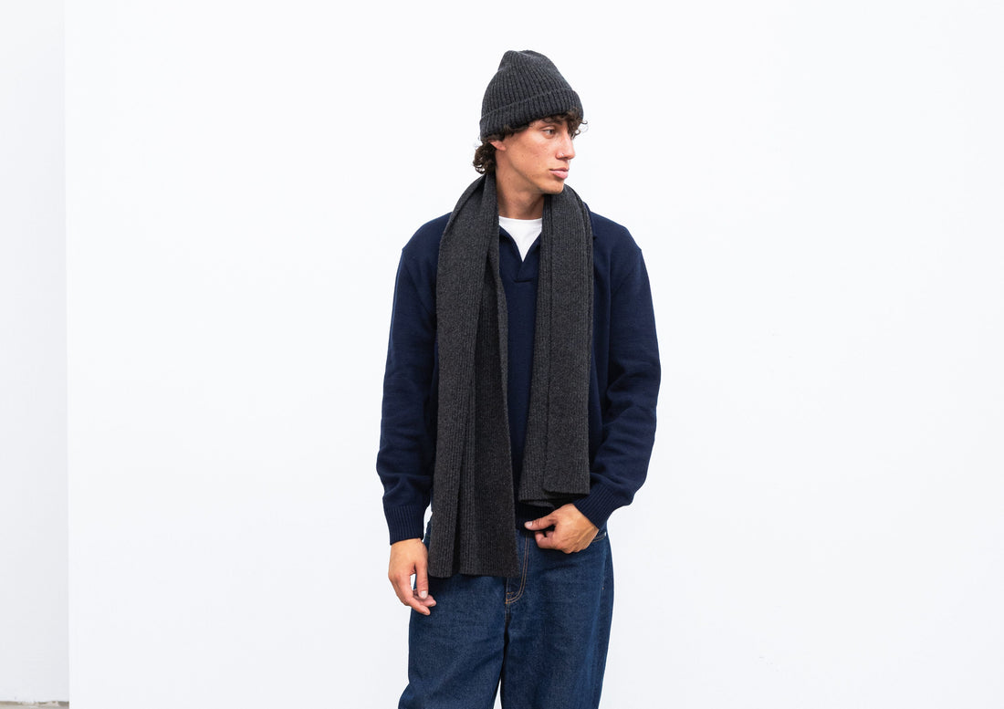 Echarpe et bonnet Homme Cabane