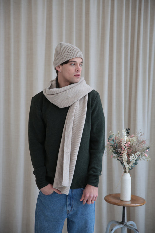 Bonnet Cachemire et Echarpe Homme Cabane