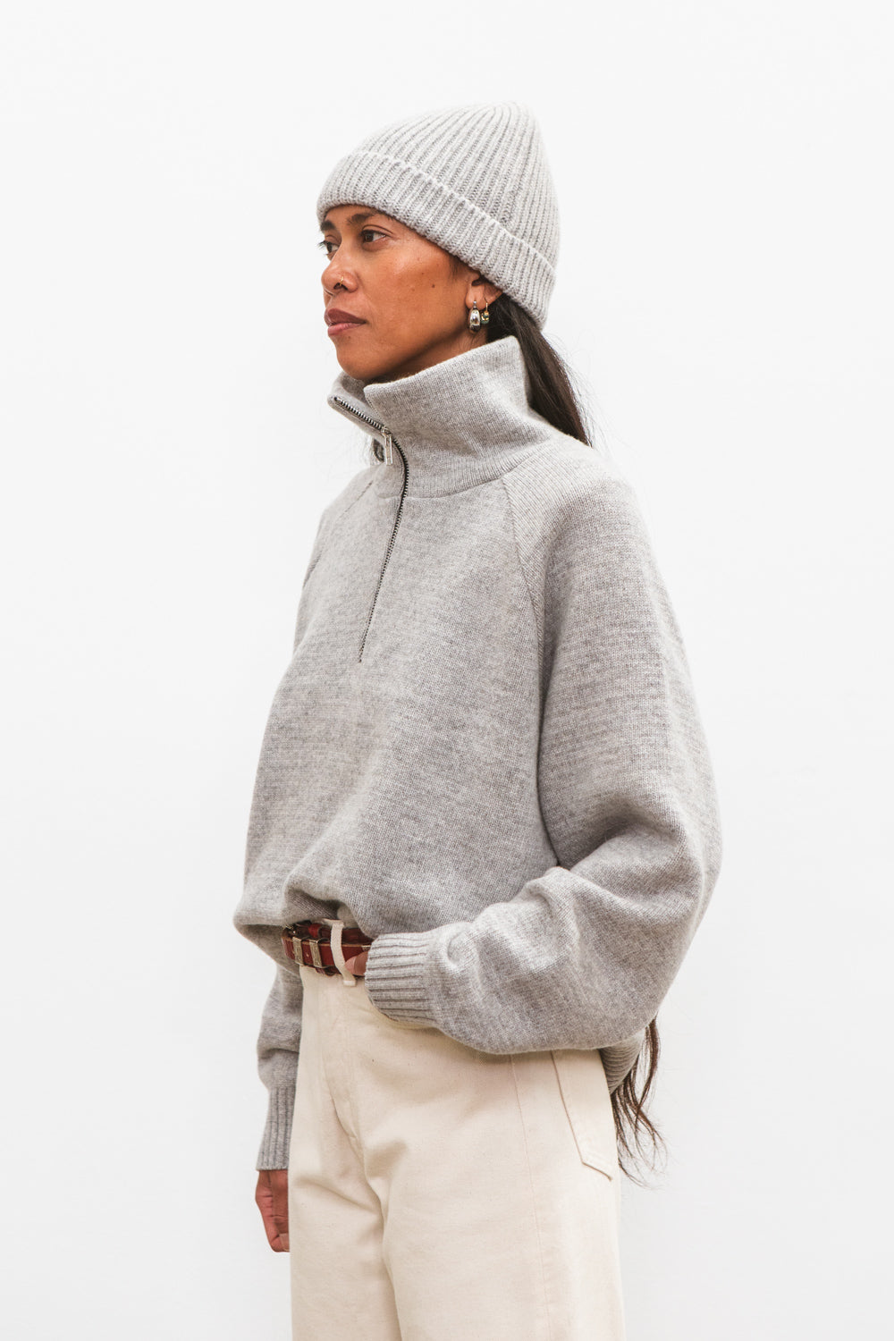 Pull Camionneur JAVO Light Grey