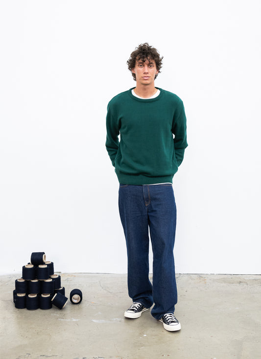 COTI Long Sleeve Polo Shirt, Navy Blue