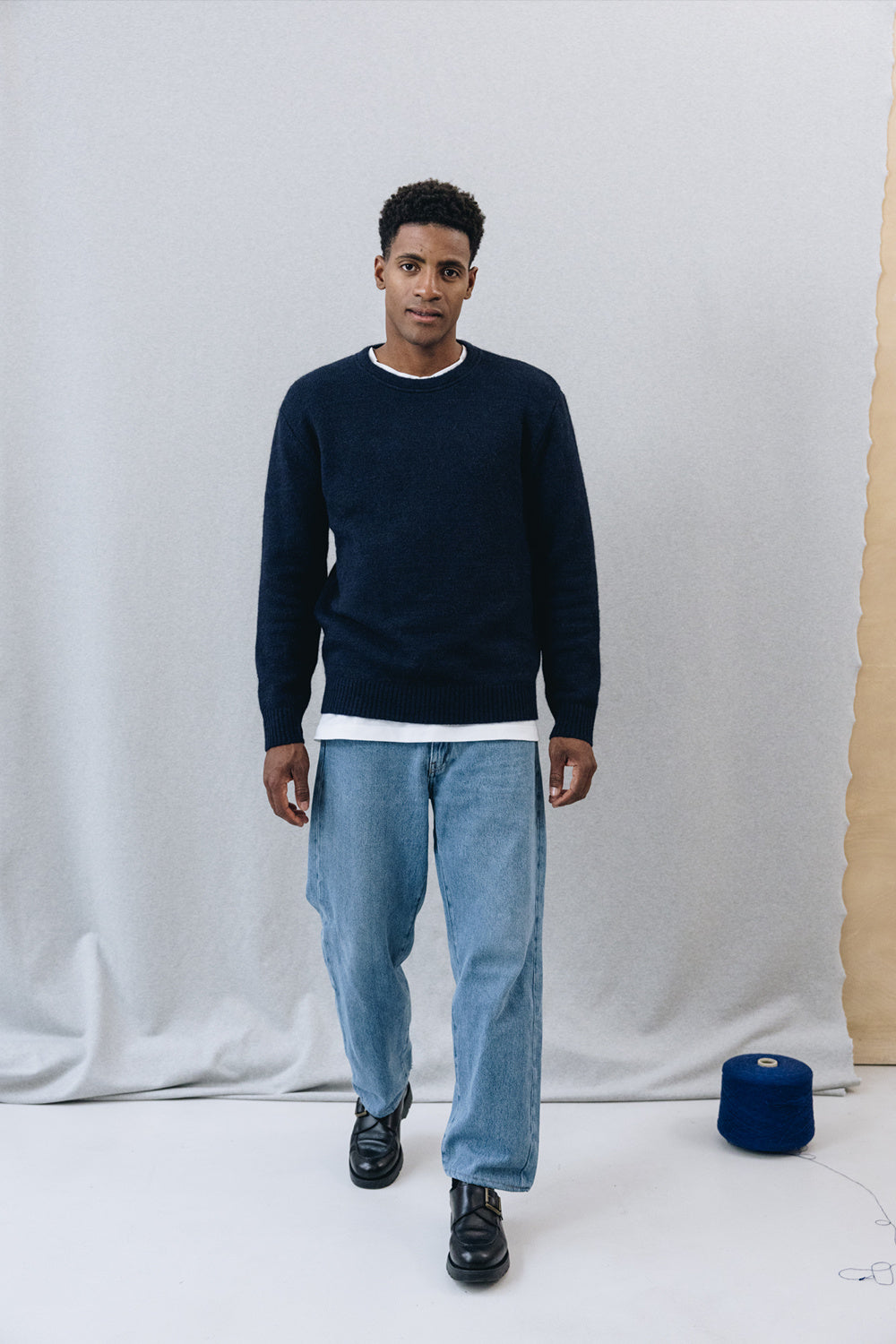 Col rond NORD Navy fluffy