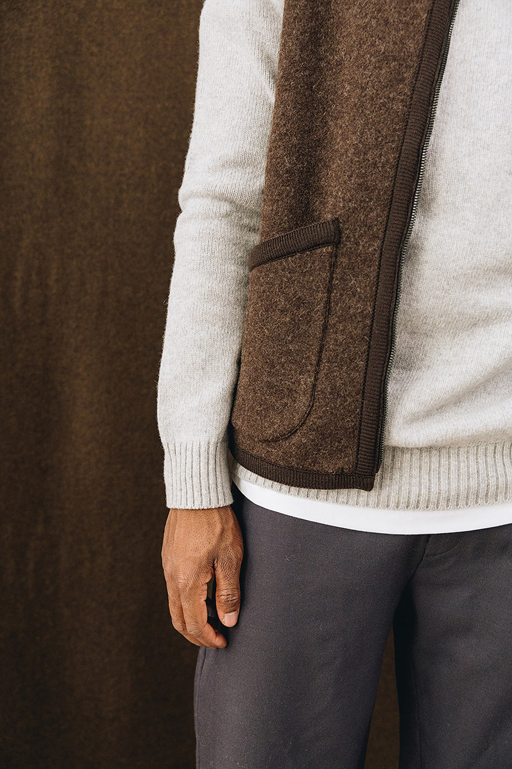 Col rond CHILI Light Grey