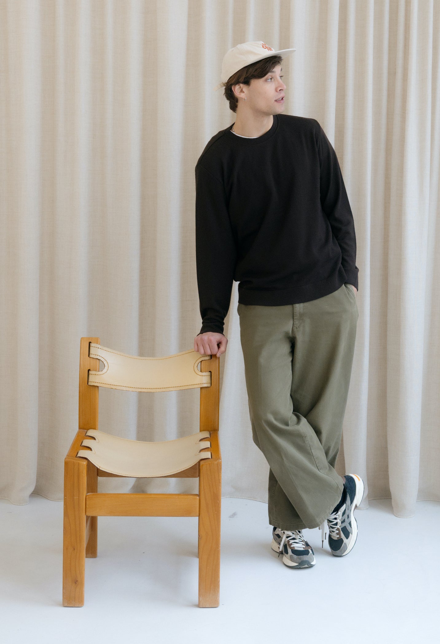 Col rond Fin MERET Brown