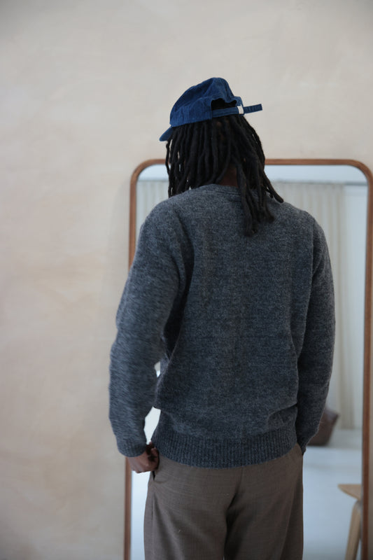 Pull col rond manches longues Cabane Made in France