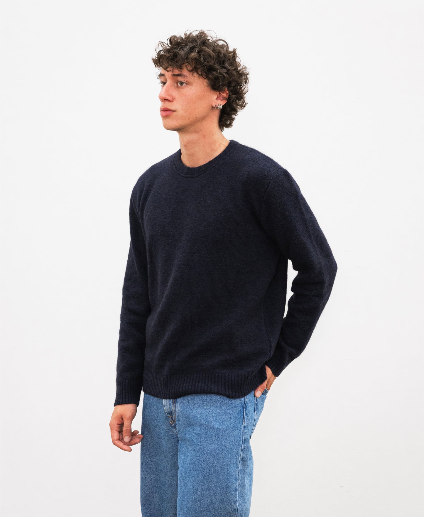 Col rond NORD Navy fluffy