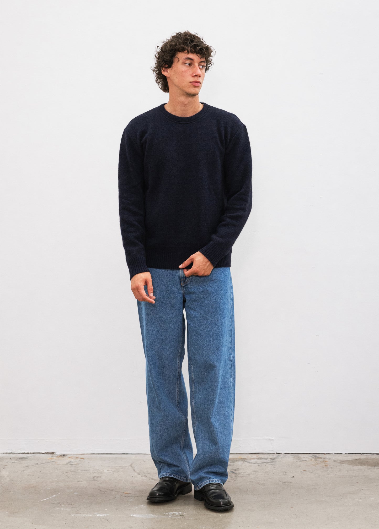 Col rond NORD Navy fluffy