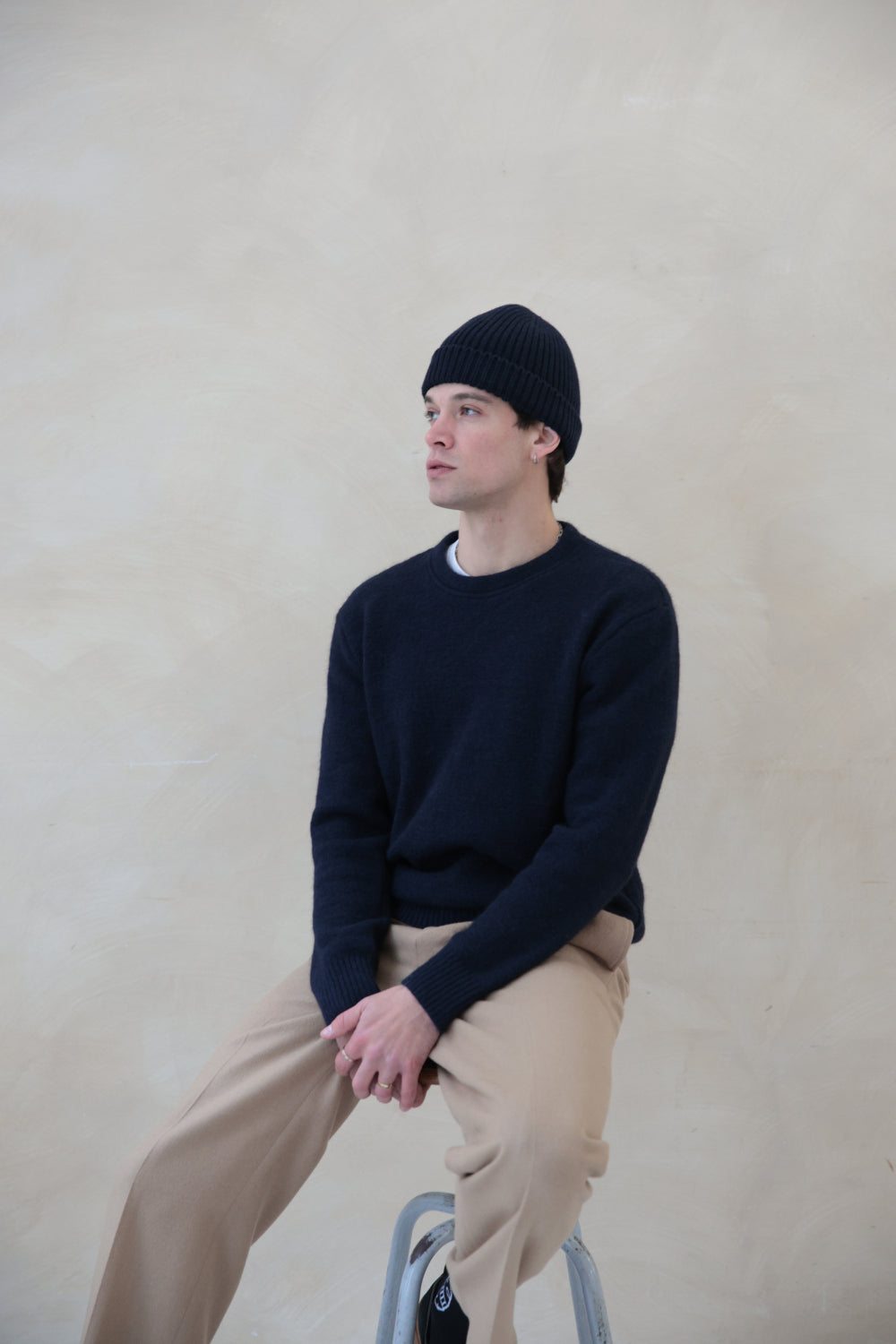 Col rond NORD Navy fluffy