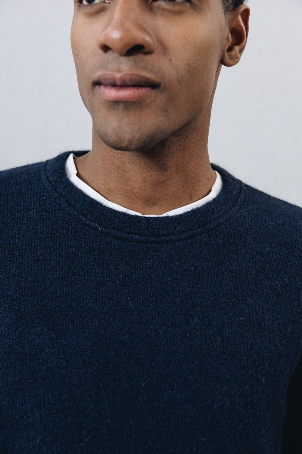 Col rond NORD Navy fluffy