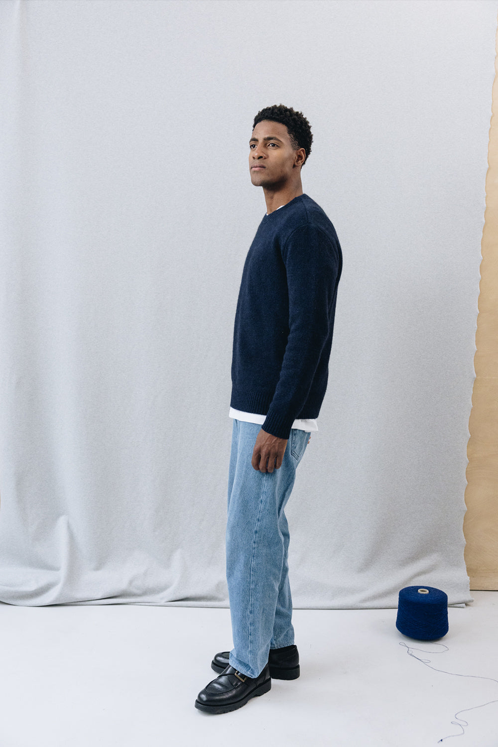 Col rond NORD Navy fluffy