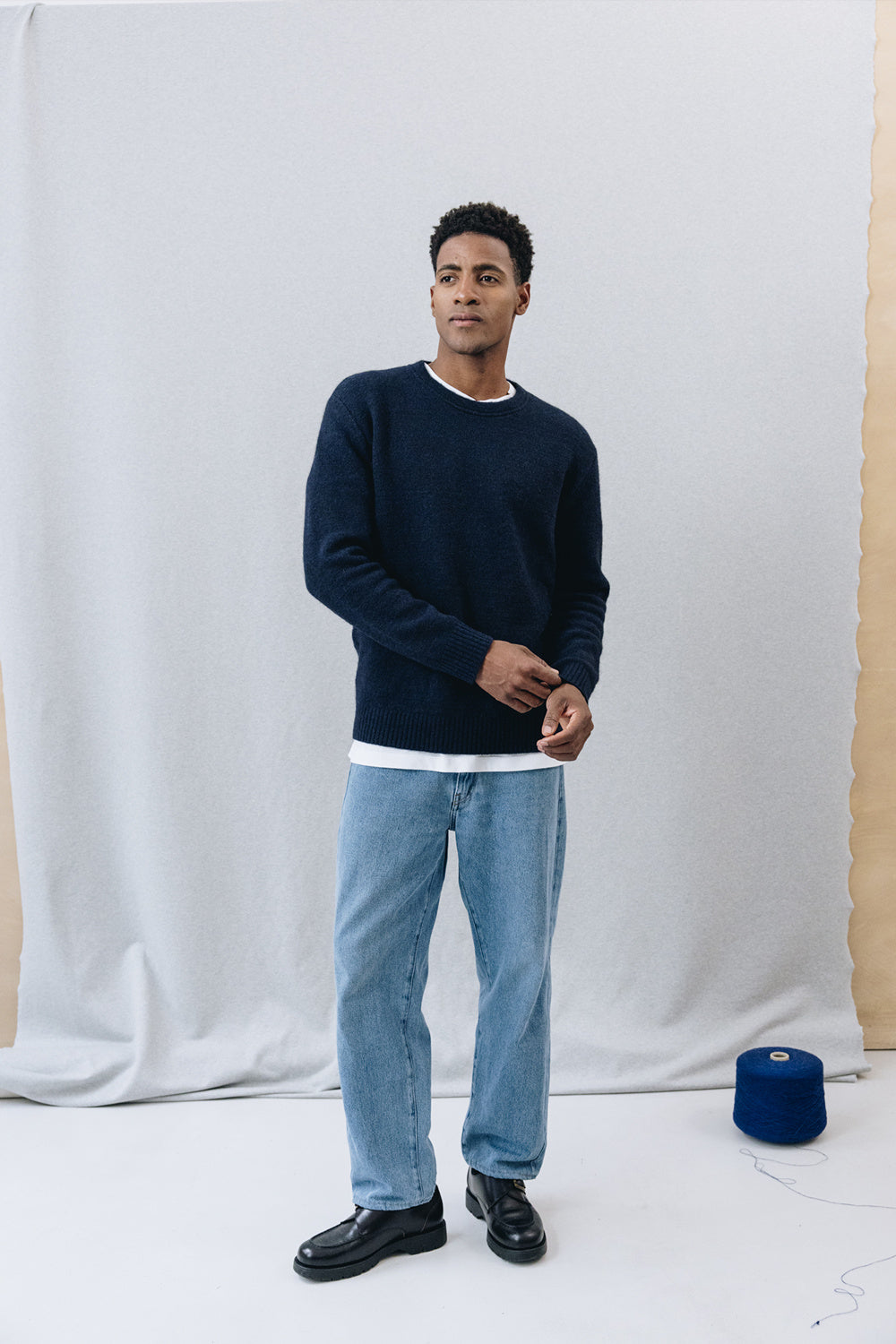 Col rond NORD Navy fluffy