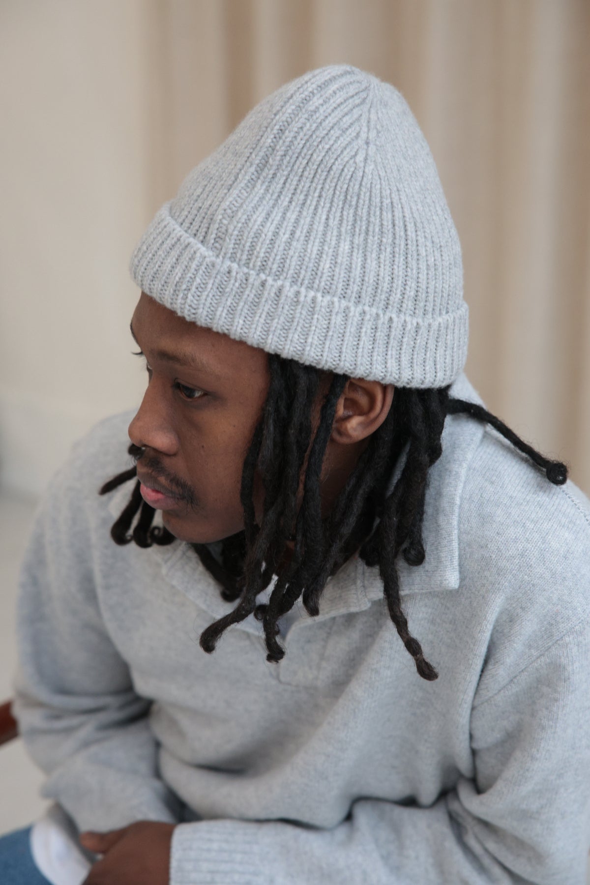 Bonnet Cashmond Light Grey