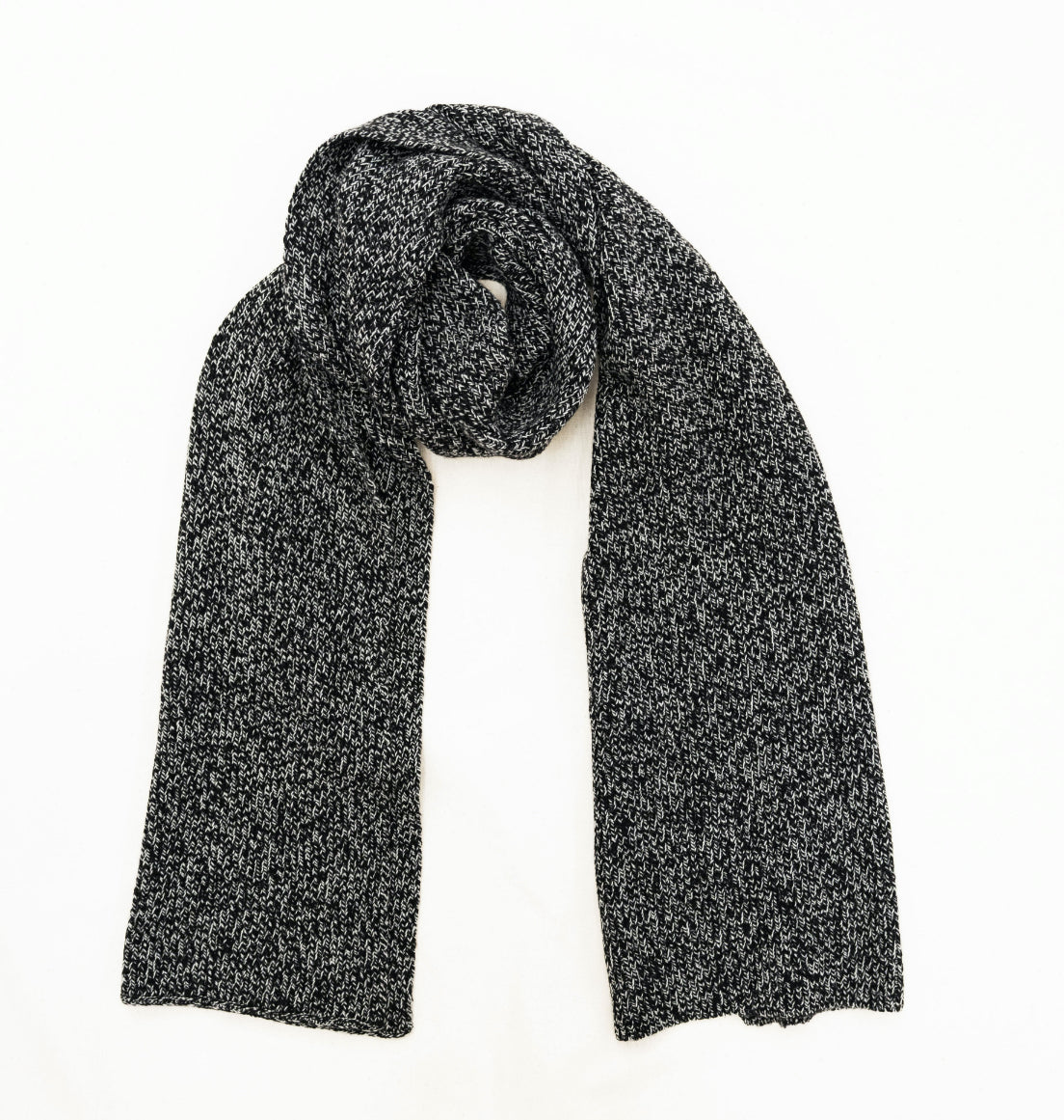 Echarpe Cashma blanche et noire