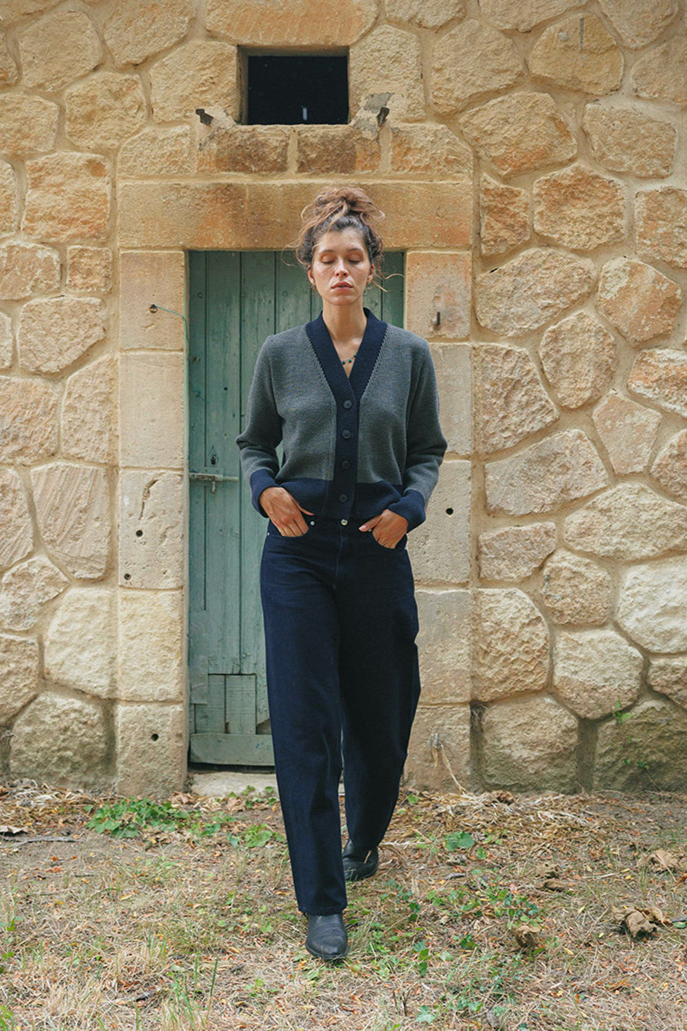 Gilet BARA Kaki & Navy