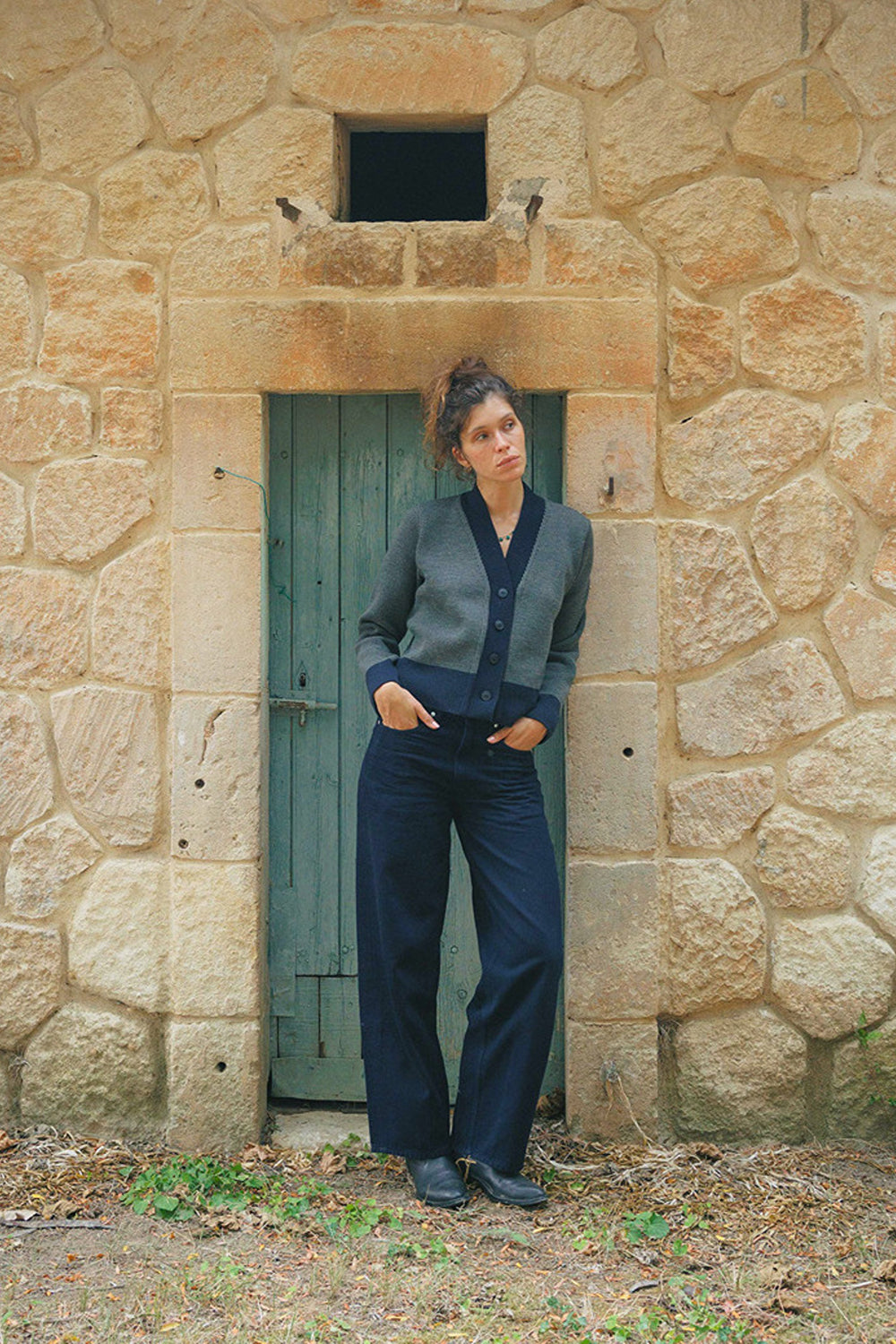 Gilet BARA Kaki & Navy