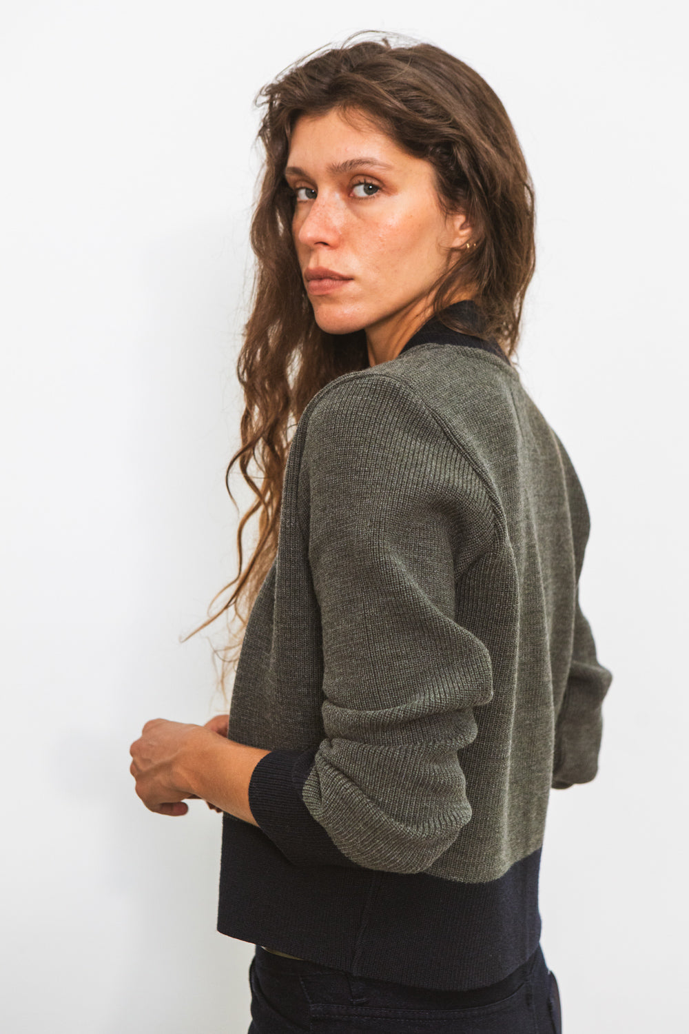 Gilet BARA Kaki & Navy