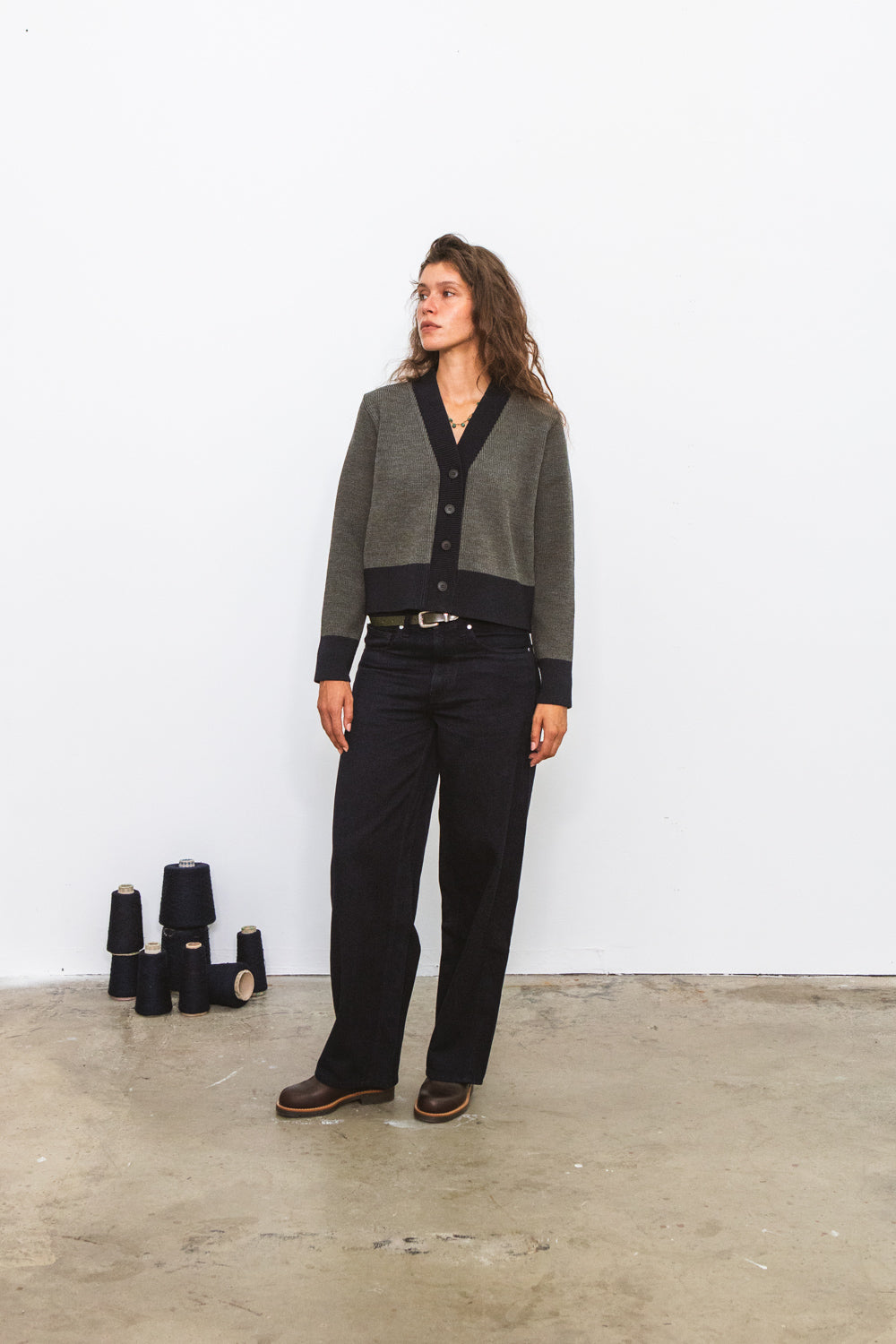 Gilet BARA Kaki & Navy