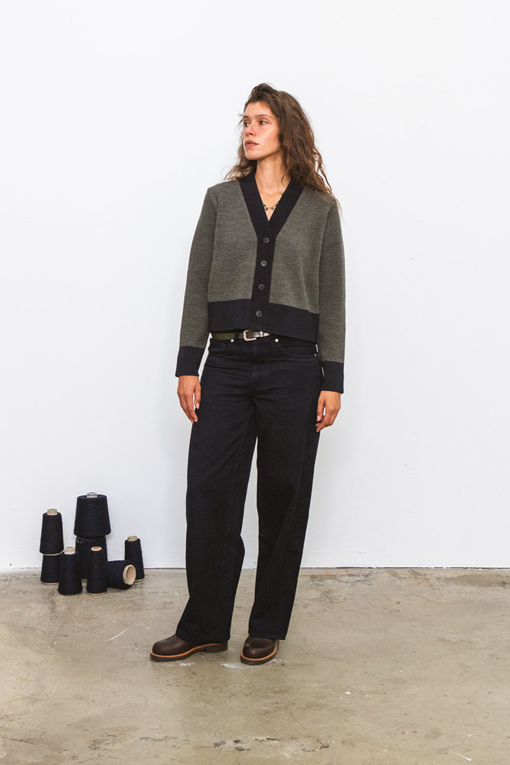 Gilet BARA Kaki & Navy