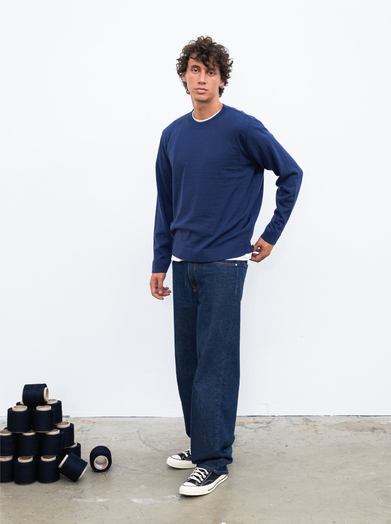 Pull Meret en laine à col rond 