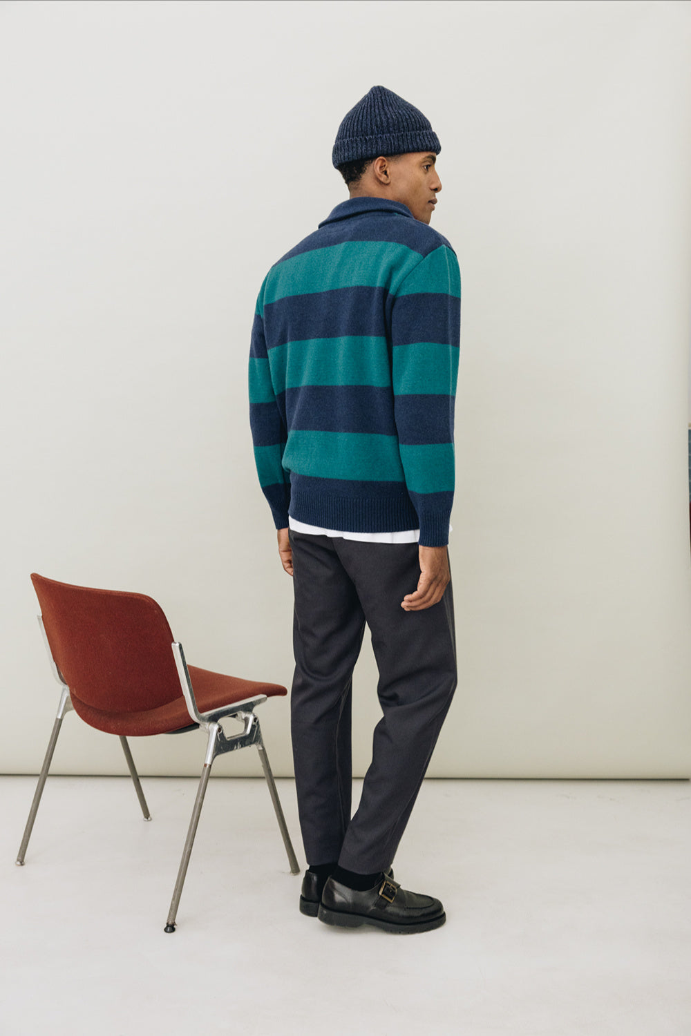 Polo FUJI Green Stripes