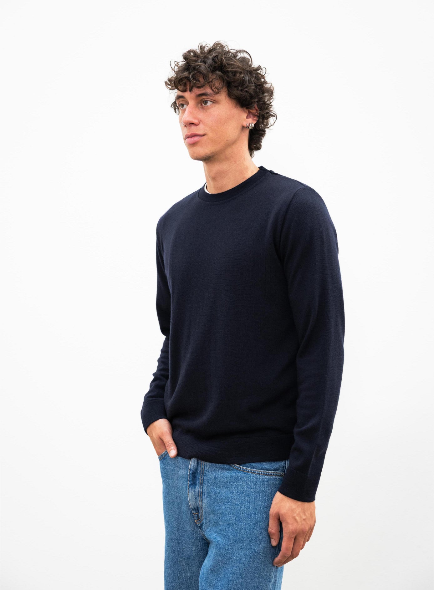 Col rond Fin MERET Navy