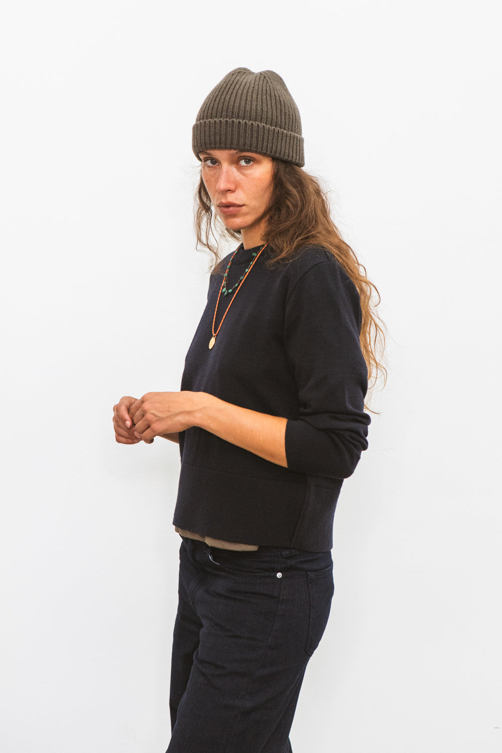 Col rond Fin MERET Navy