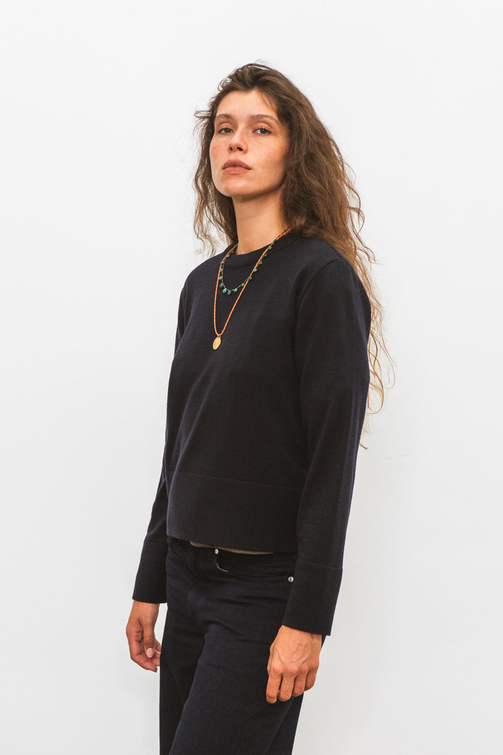 Col rond Fin MERET Navy