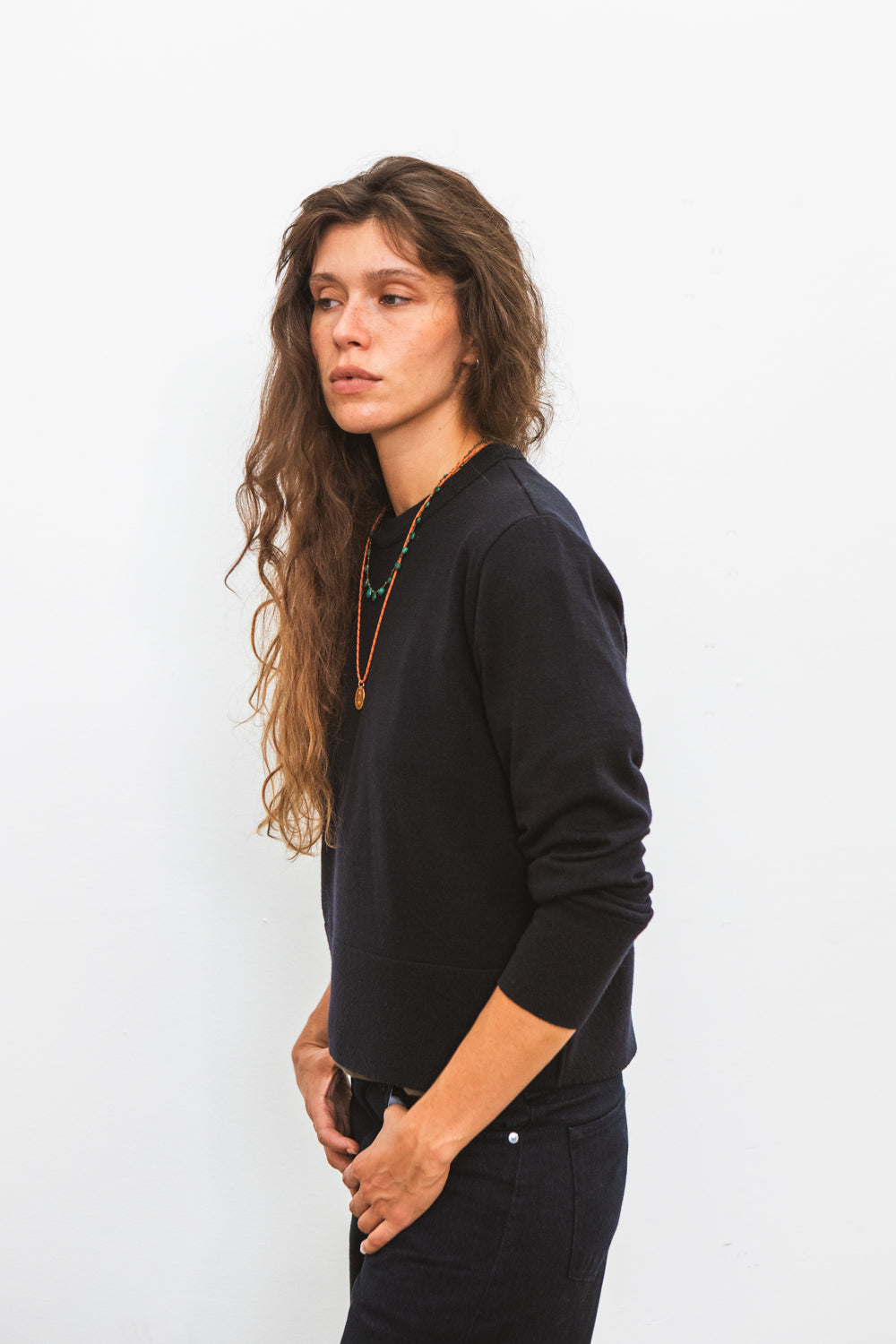 Col rond Fin MERET Navy