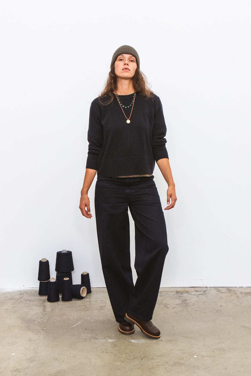 Col rond Fin MERET Navy