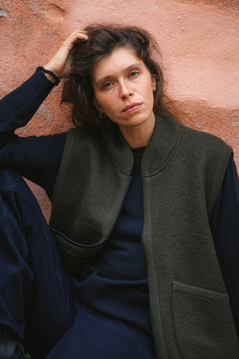 Veste RIVO sans manche Kaki