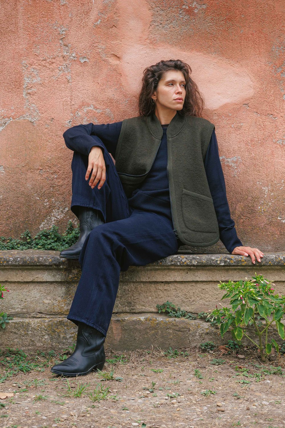 Veste RIVO sans manche Kaki