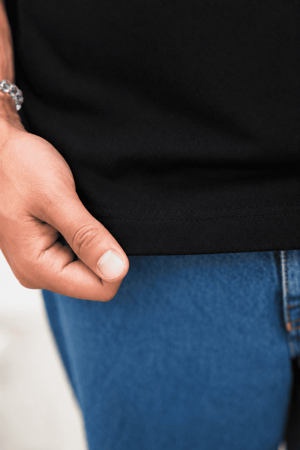 Tee-shirt Jeri noir en coton bio fabriqué en France 