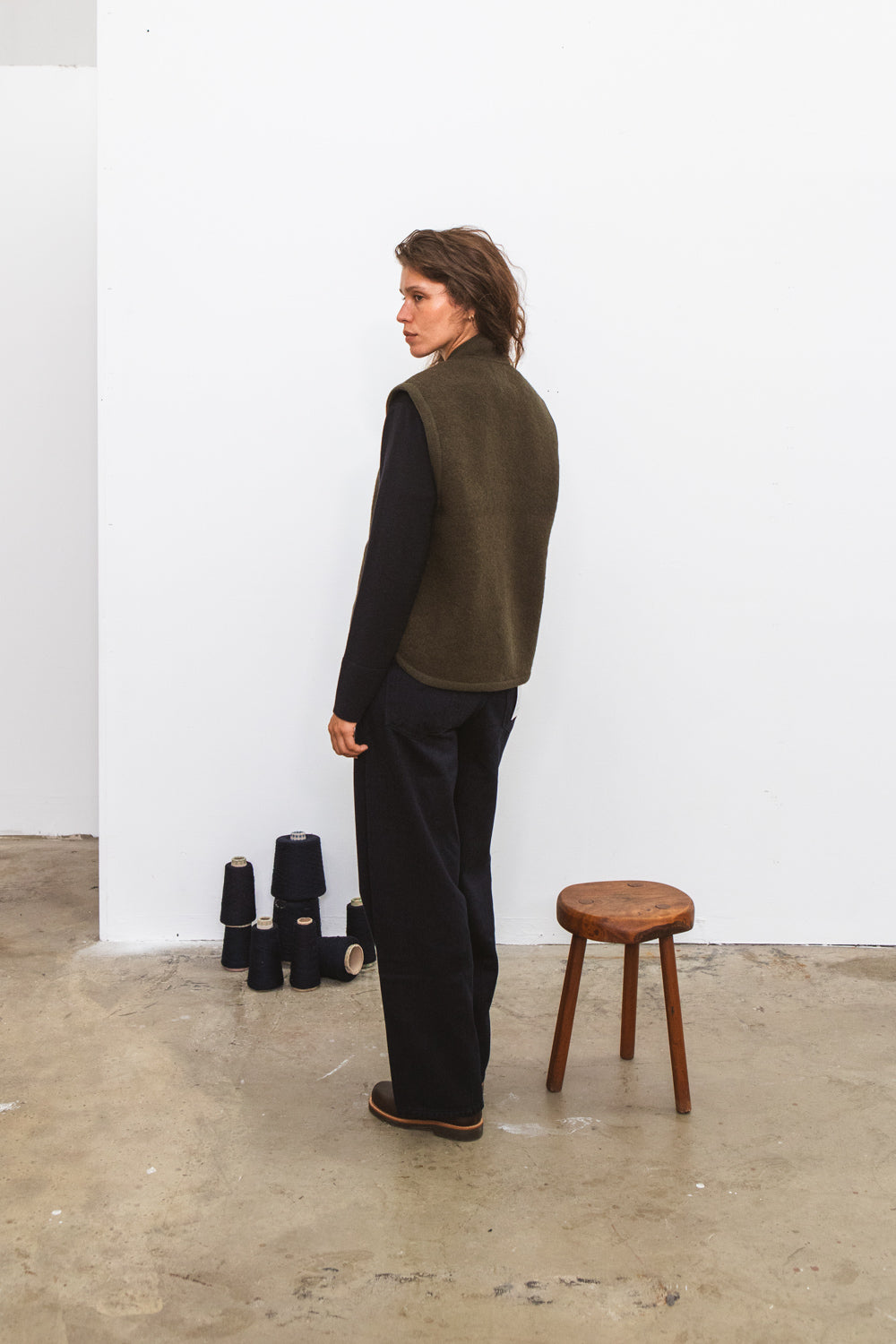 Veste RIVO sans manche Kaki