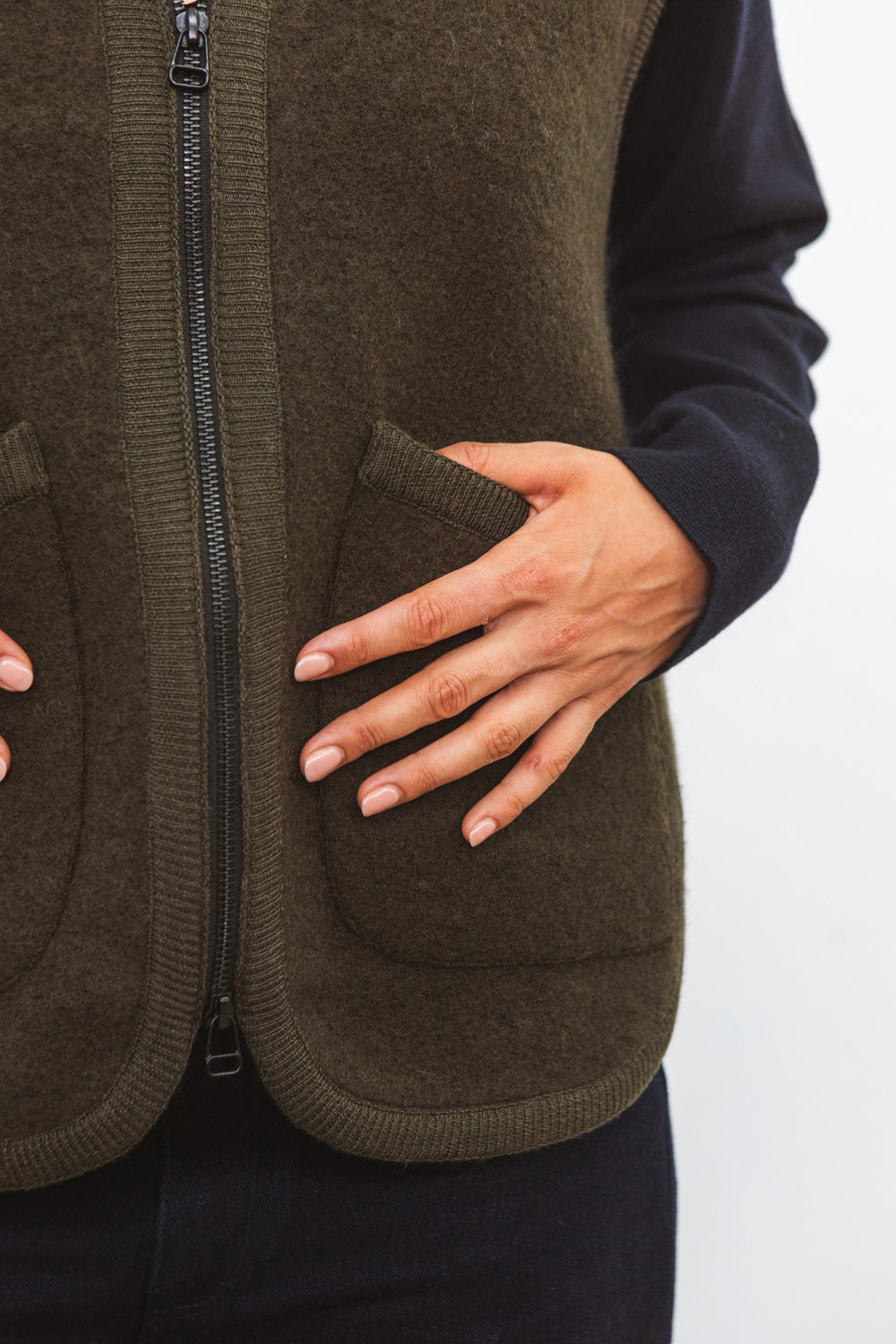 Veste RIVO sans manche Kaki