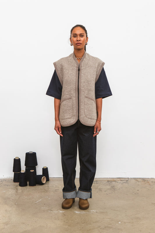 Précommande - Veste RIVO sans manche Sand