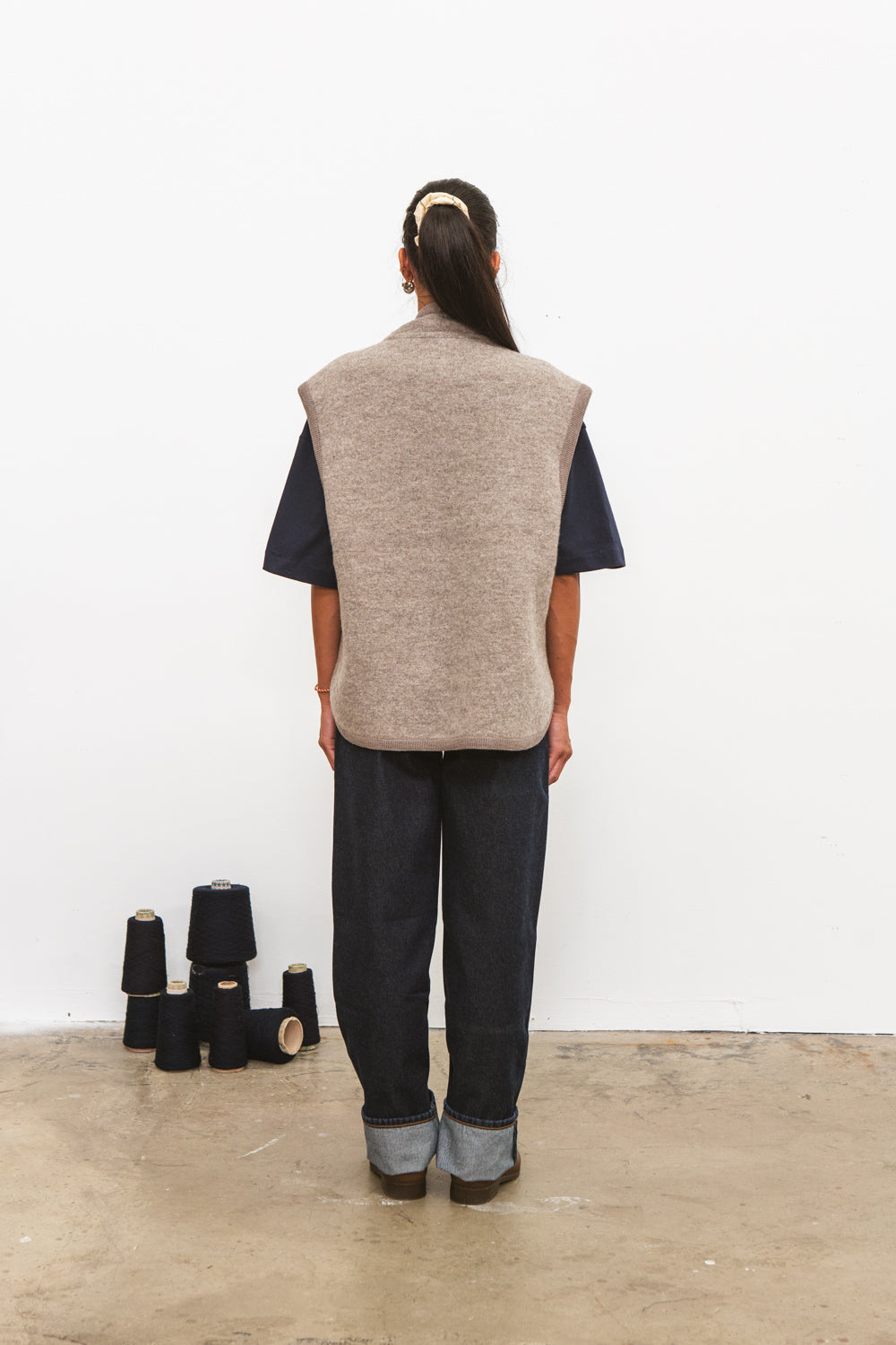 Veste RIVO sans manche Sand