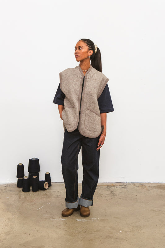 Précommande - Veste RIVO sans manche Sand