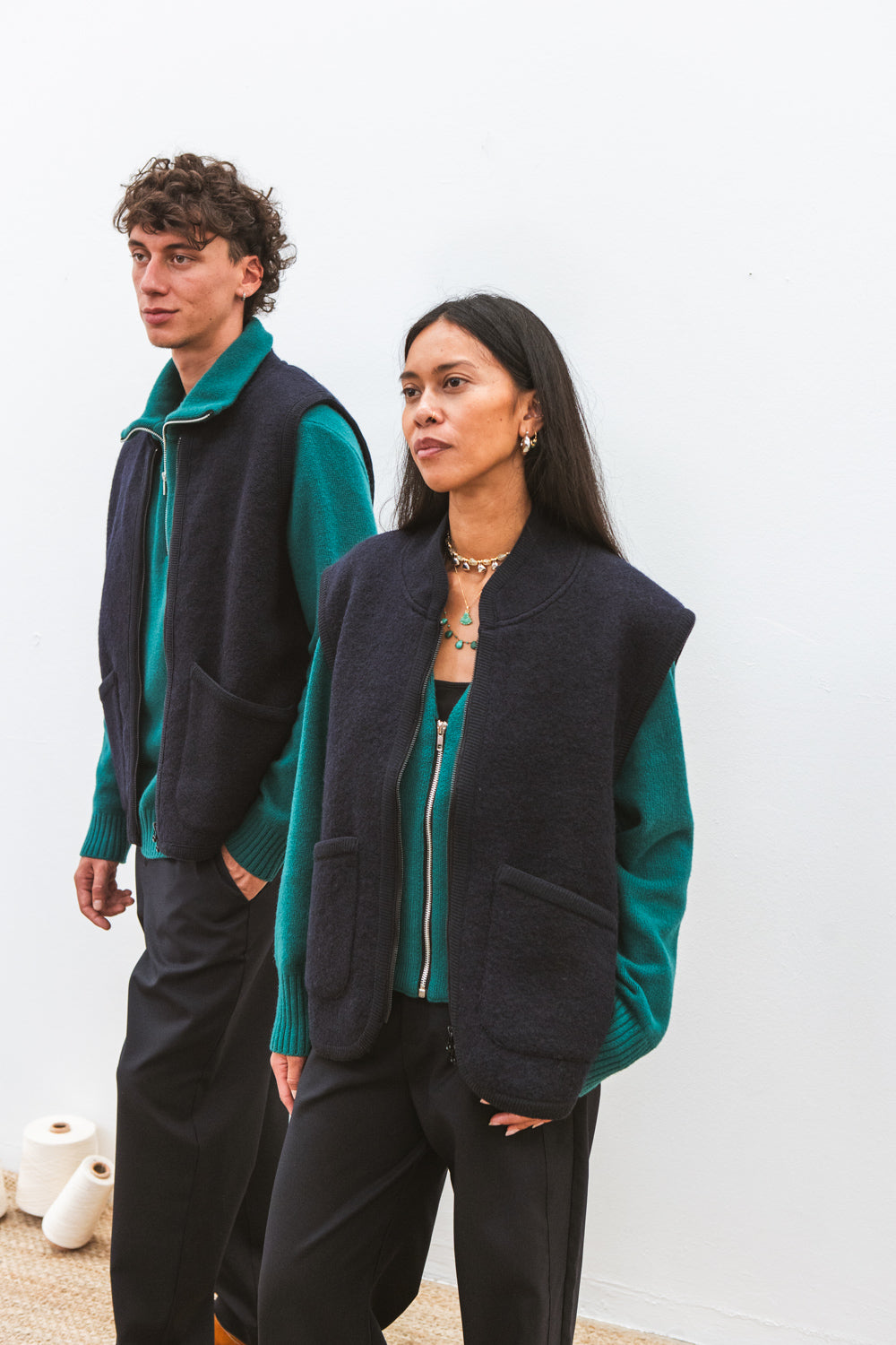 Veste RIVO sans manche Navy