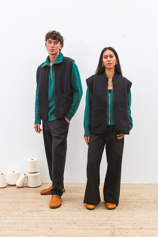 Précommande - Veste RIVO sans manche Navy