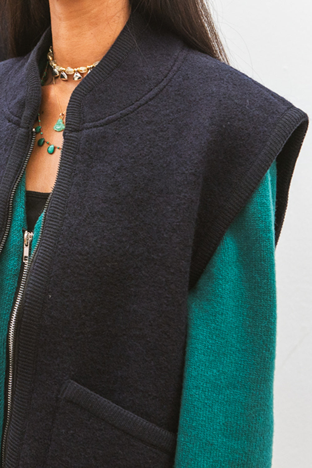 Veste RIVO sans manche Navy