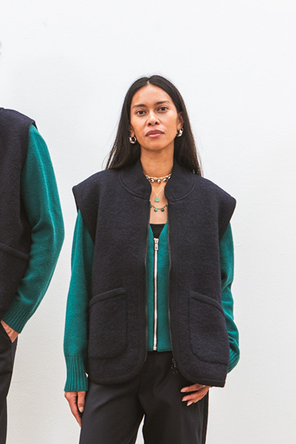 Veste RIVO sans manche Navy