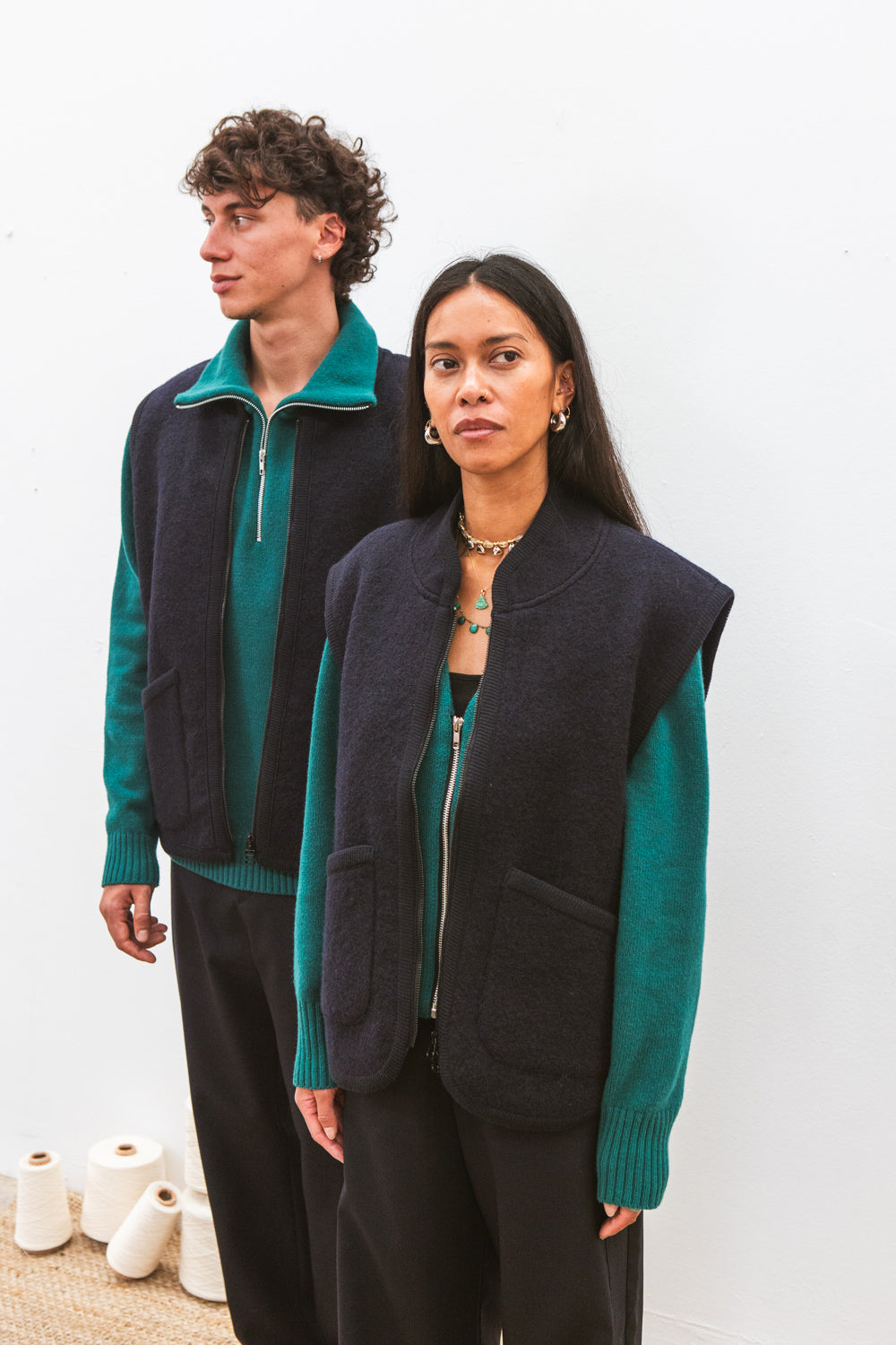 Veste RIVO sans manche Navy